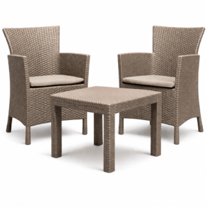 set mobila de grădină keter rosario balcony set cappuccino (216938)