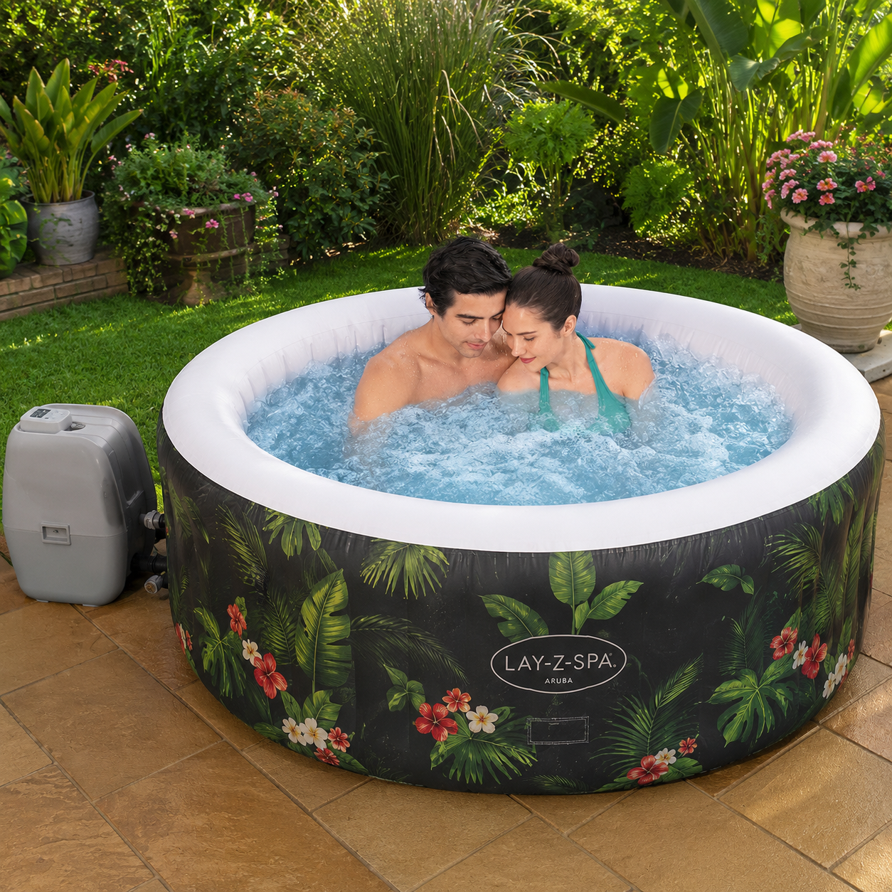 bestway jacuzzi spa aruba airjet 170×66 cm, 605l, 4 persoane bestway jacuzzi spa aruba airjet 170×66 cm, 605l, 4 persoane