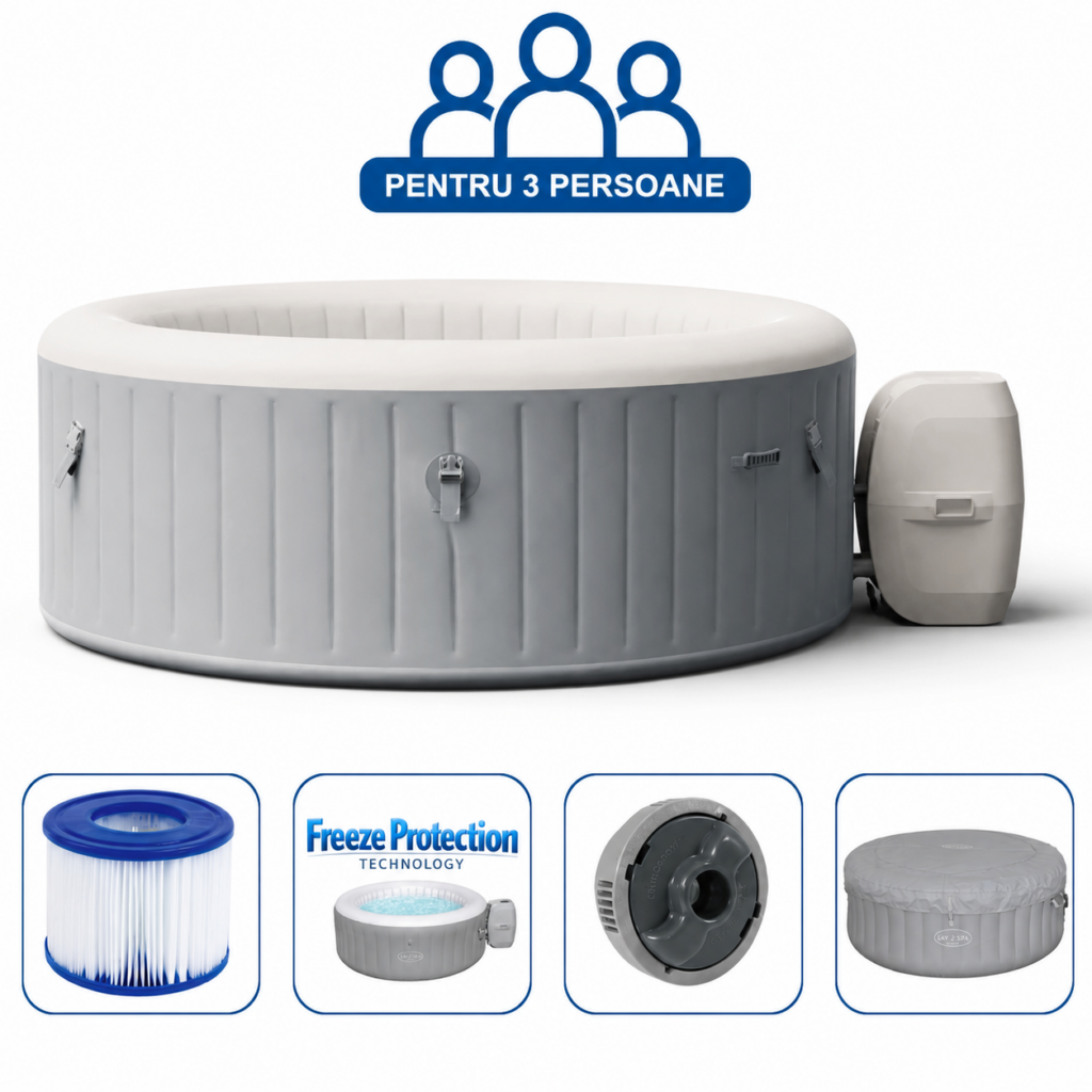 bestway jacuzzi spa st. lucia airjet™ 170×66 cm, 605l, 2 3 persoane